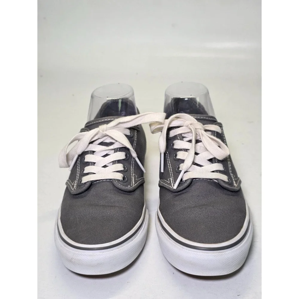 Vans Ortholite Women's‎ Sneakers Size 8 Gray White Lace Up Canvas Shoes